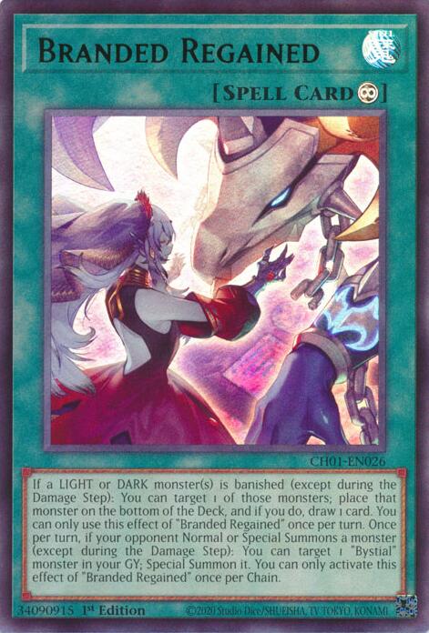 Branded Regained [CH01-EN026] Ultra Rare | Exor Games Bridgewater
