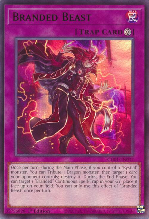 Branded Beast [CH01-EN037] Ultra Rare | Exor Games Bridgewater