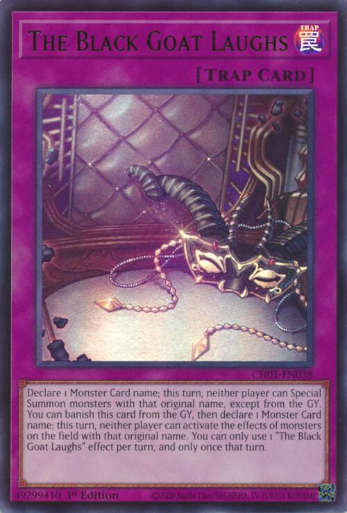 The Black Goat Laughs [CH01-EN038] Ultra Rare | Exor Games Bridgewater