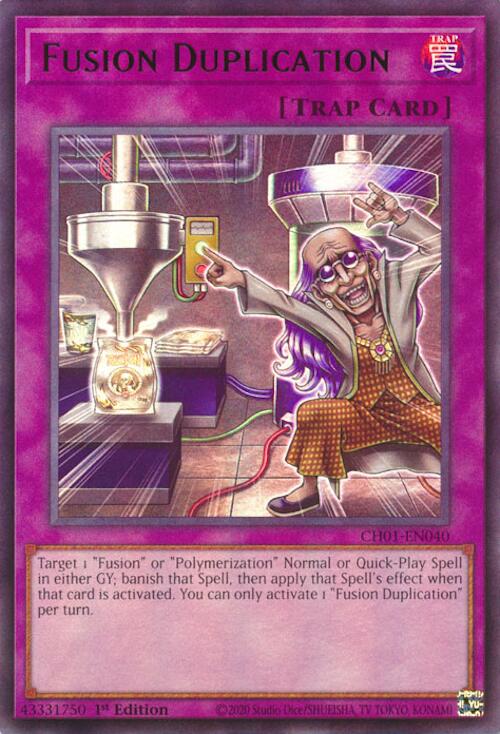 Fusion Duplication [CH01-EN040] Ultra Rare | Exor Games Bridgewater