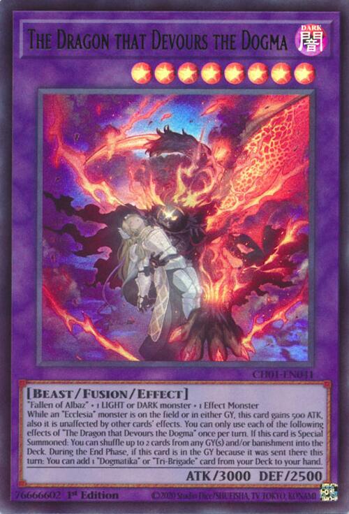The Dragon that Devours the Dogma [CH01-EN041] Ultra Rare | Exor Games Bridgewater