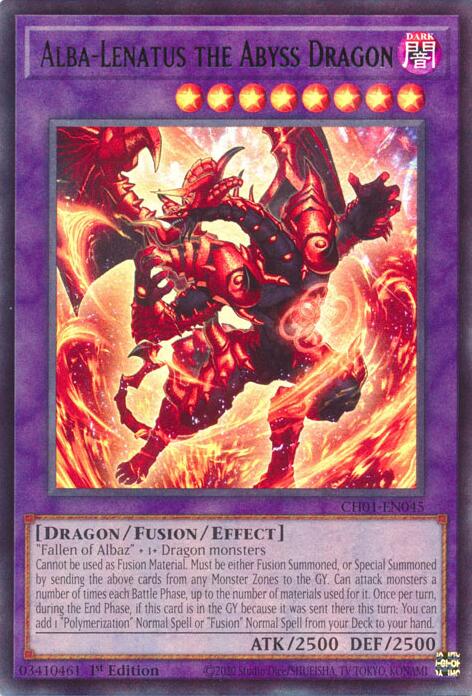 Alba-Lenatus the Abyss Dragon [CH01-EN045] Ultra Rare | Exor Games Bridgewater