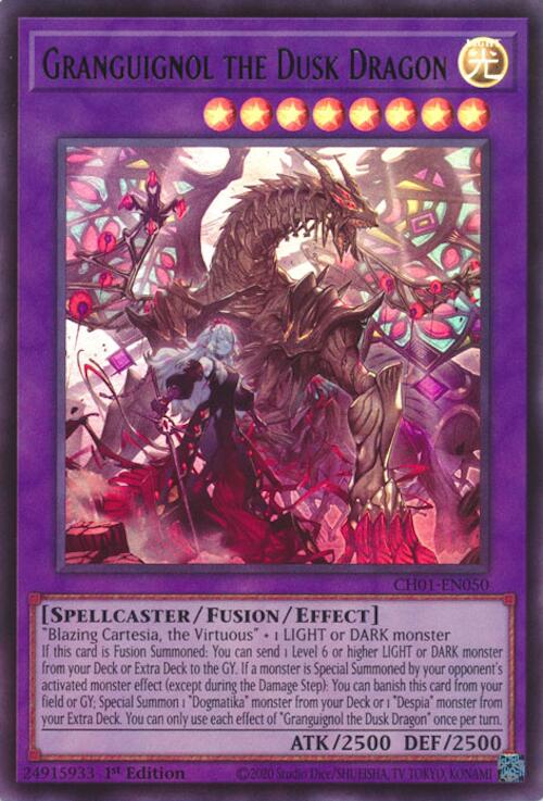 Granguignol the Dusk Dragon [CH01-EN050] Ultra Rare | Exor Games Bridgewater