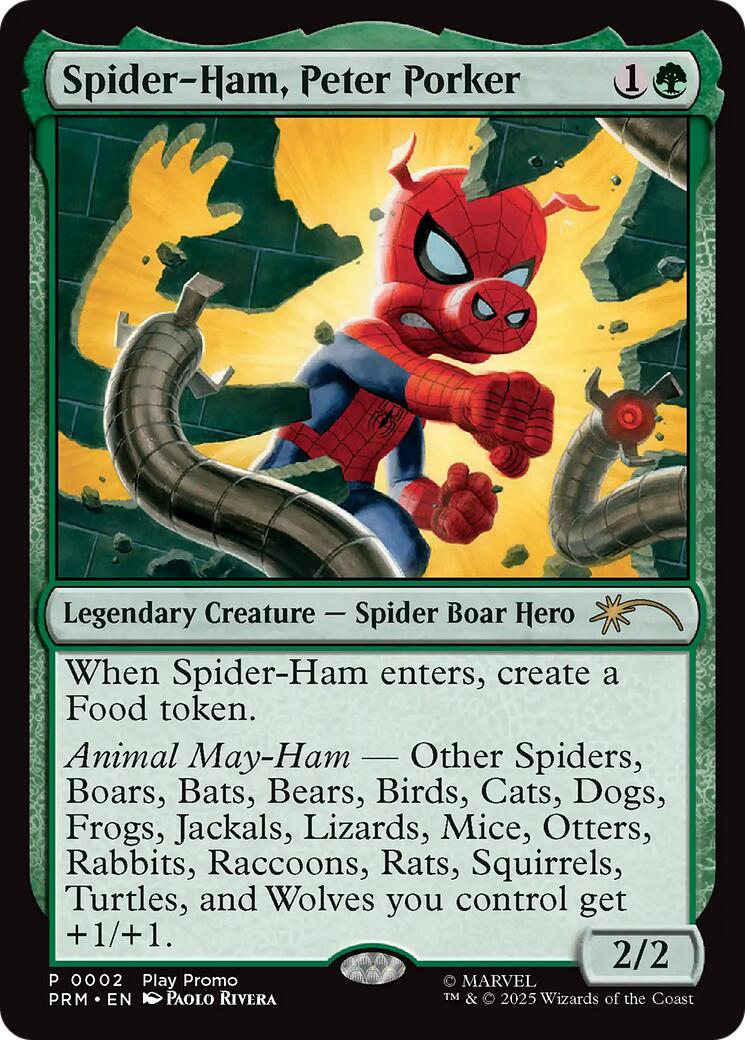 Spider-Ham, Peter-Porker [Wizards Play Network 2025] | Exor Games Bridgewater