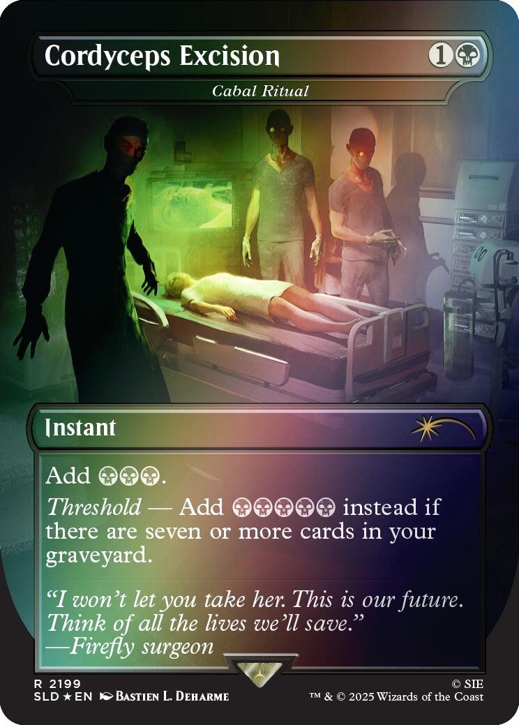 Cordyceps Excision - Cabal Ritual (Rainbow Foil) [Secret Lair Drop Series] | Exor Games Bridgewater