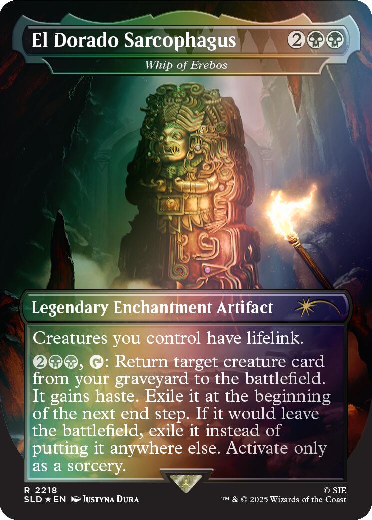 El Dorado Sarcophagus - Whip of Erebos (Rainbow Foil) [Secret Lair Drop Series] | Exor Games Bridgewater