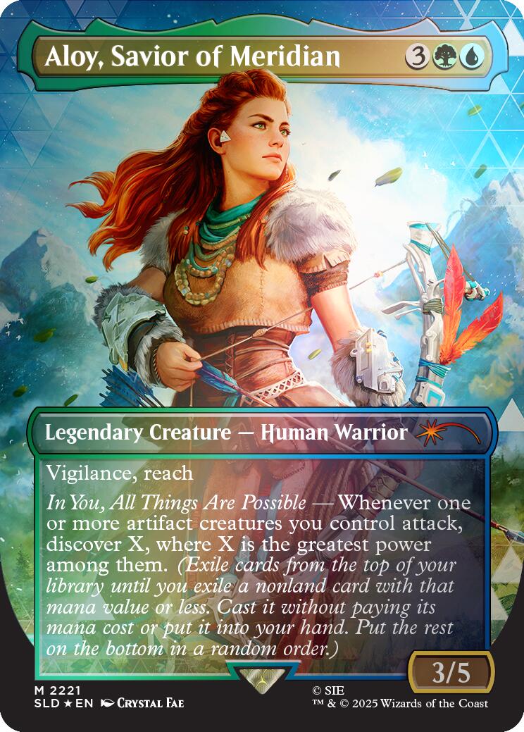 Aloy, Savior of Meridian (Rainbow Foil) [Secret Lair Drop Series] | Exor Games Bridgewater