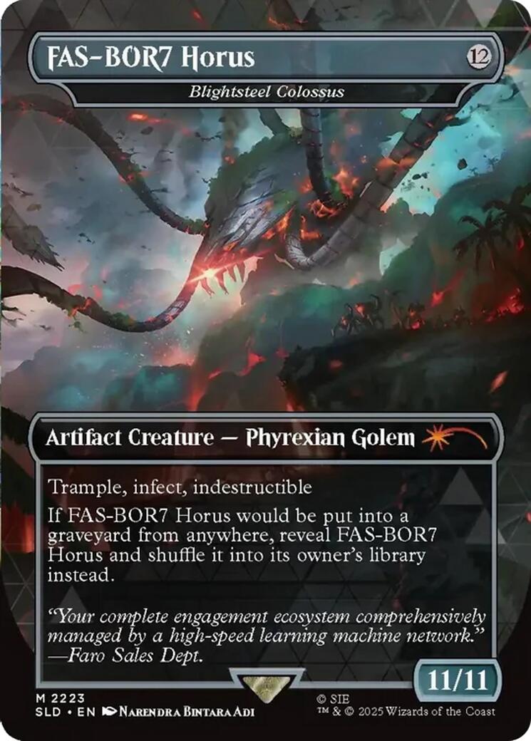 FAS-BOR7 Horus - Blightsteel Colossus [Secret Lair Drop Series] | Exor Games Bridgewater