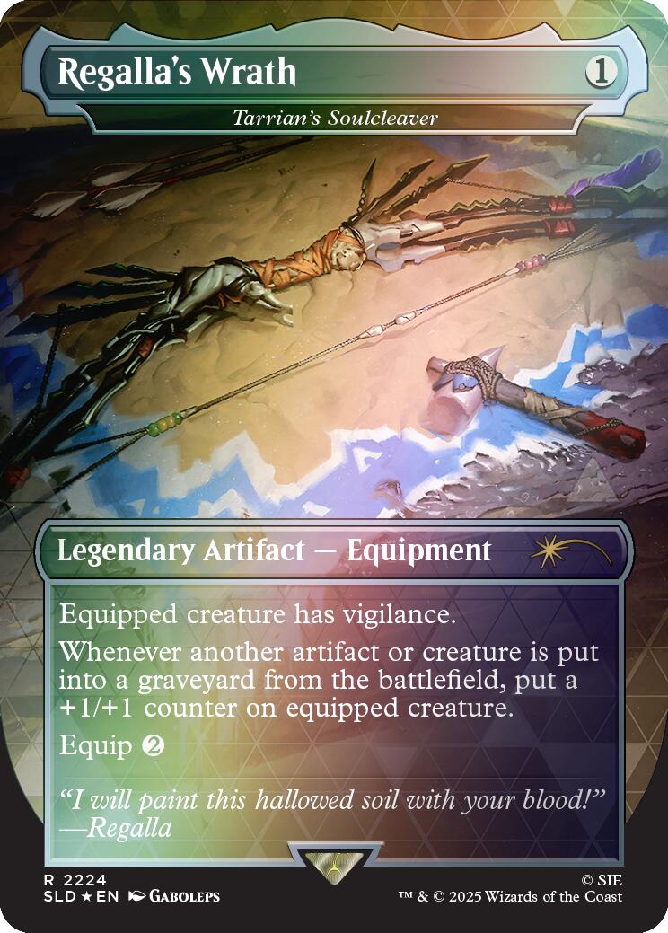 Regalla's Wrath - Tarrian's Soulcleaver (Rainbow Foil) [Secret Lair Drop Series] | Exor Games Bridgewater