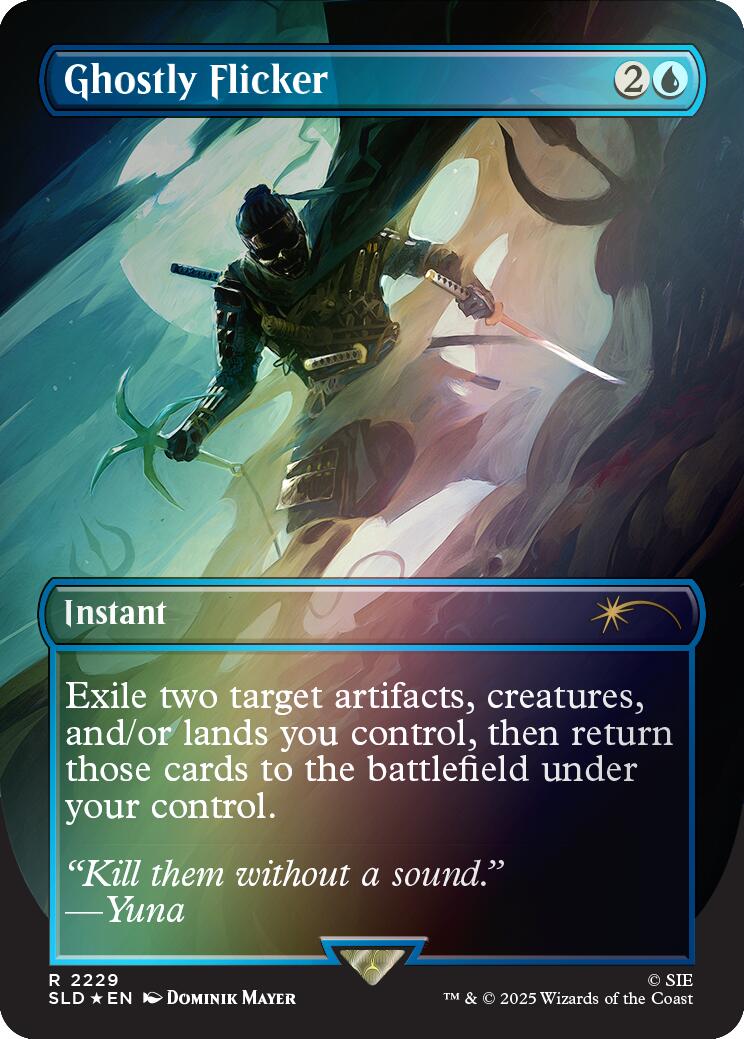 Ghostly Flicker (Rainbow Foil) [Secret Lair Drop Series] | Exor Games Bridgewater