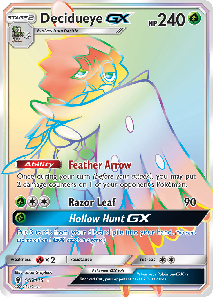 Decidueye GX (146/145) [Sun & Moon: Guardians Rising] | Exor Games Bridgewater