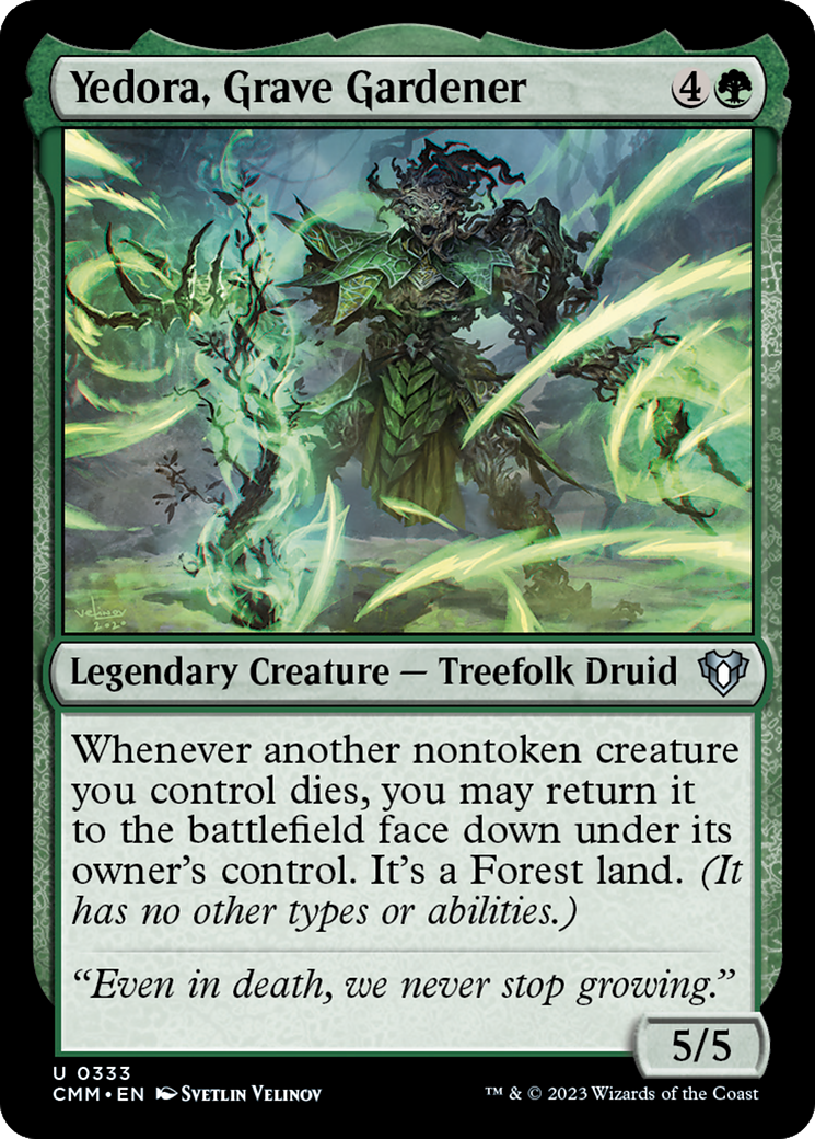 Yedora, Grave Gardener [Commander Masters] | Exor Games Bridgewater