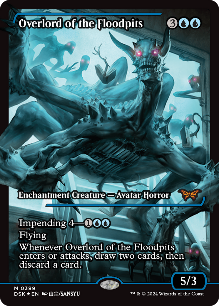 Overlord of the Floodpits (Japan Showcase) [Duskmourn: House of Horror] | Exor Games Bridgewater