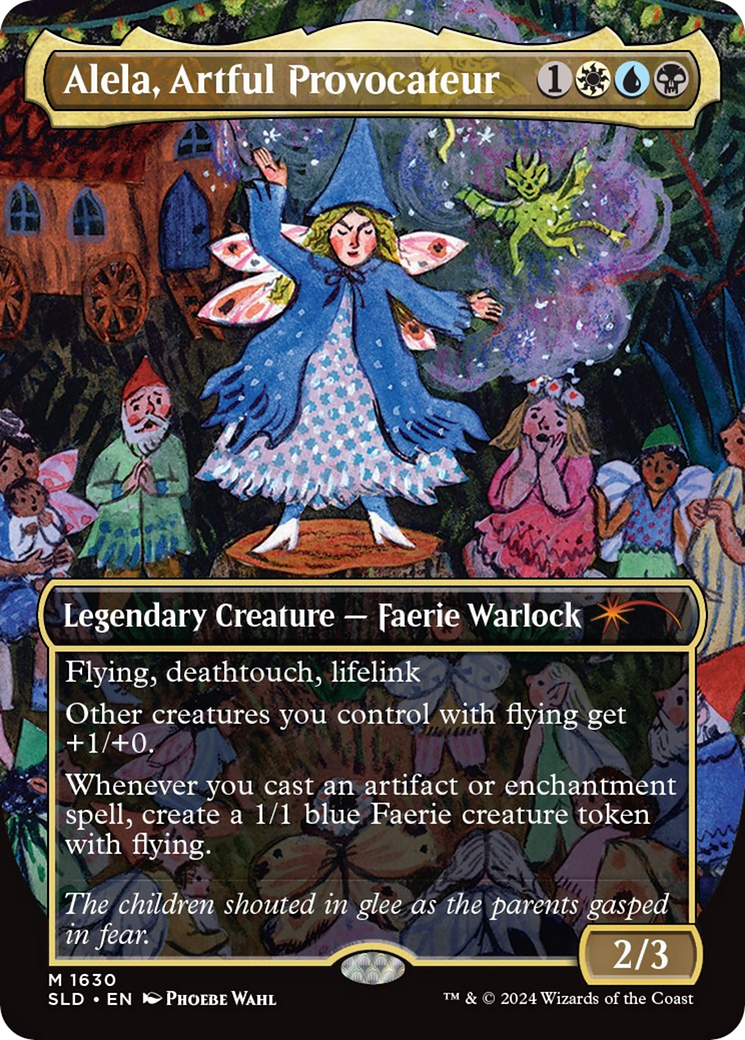 Alela, Artful Provocateur (1630) (Rainbow Foil) [Secret Lair Drop Series] | Exor Games Bridgewater