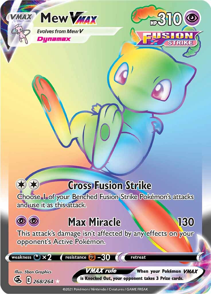 Mew VMAX (268/264) [Sword & Shield: Fusion Strike] | Exor Games Bridgewater