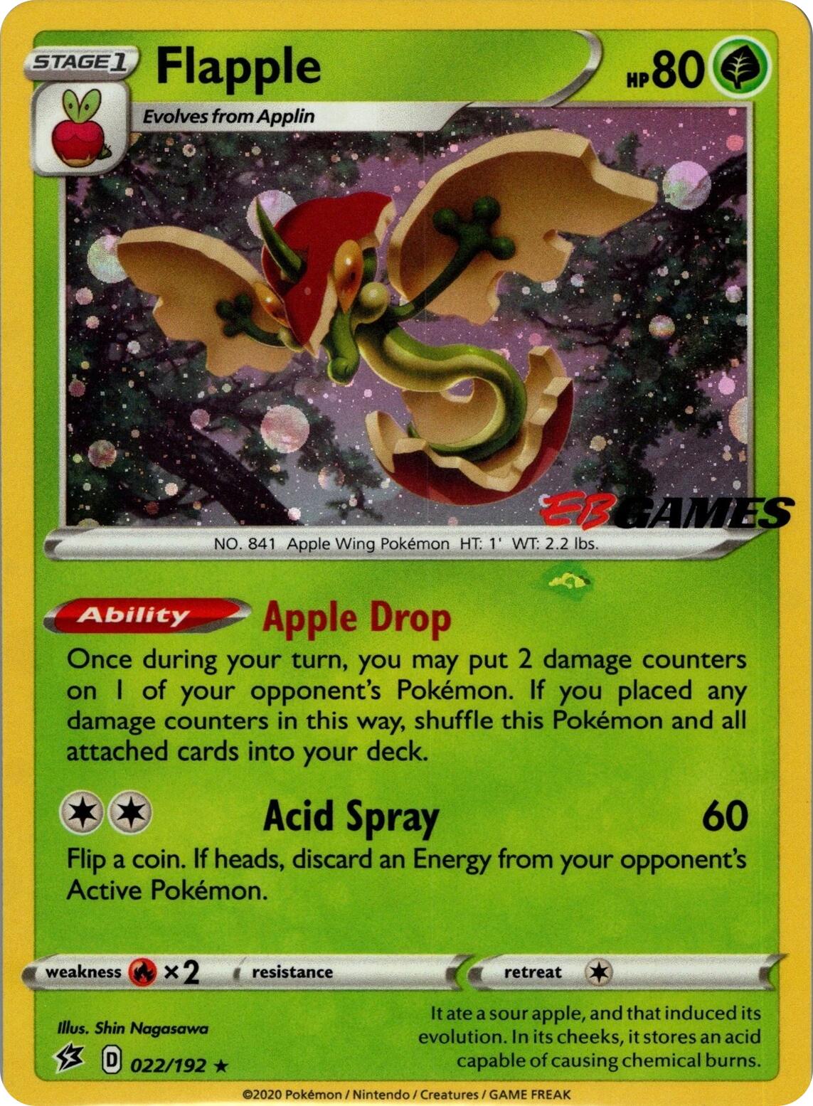Flapple (022/192) (EB Games Exclusive APAC) [Miscellaneous Cards] | Exor Games Bridgewater