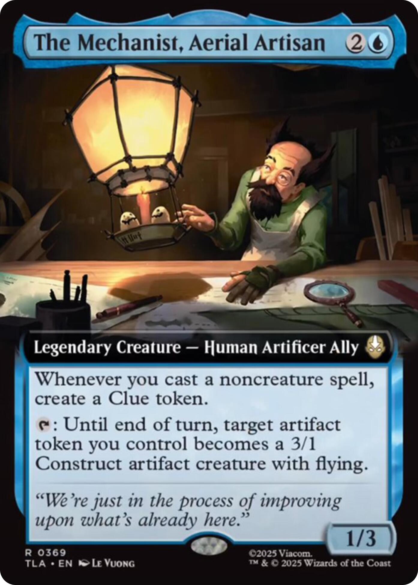 The Mechanist, Aerial Artisan (Extended Art) [Avatar: The Last Airbender] | Exor Games Bridgewater