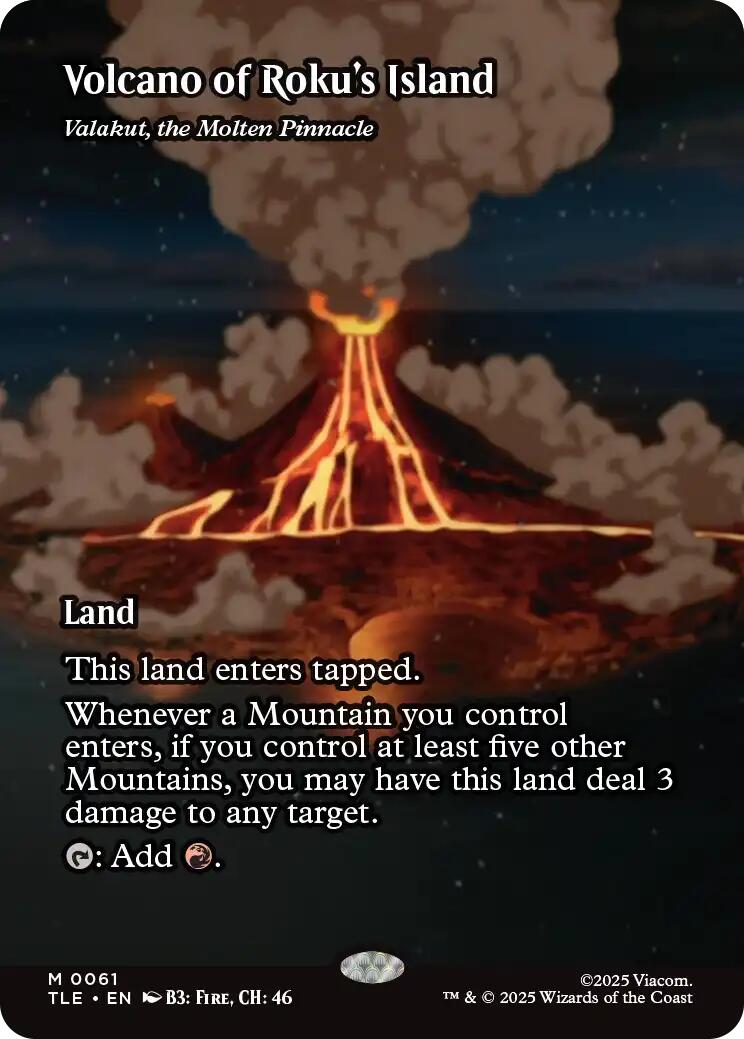 Volcano of Roku's Island - Valakut, the Molten Pinnacle [Avatar: The Last Airbender: Eternal-Legal] | Exor Games Bridgewater