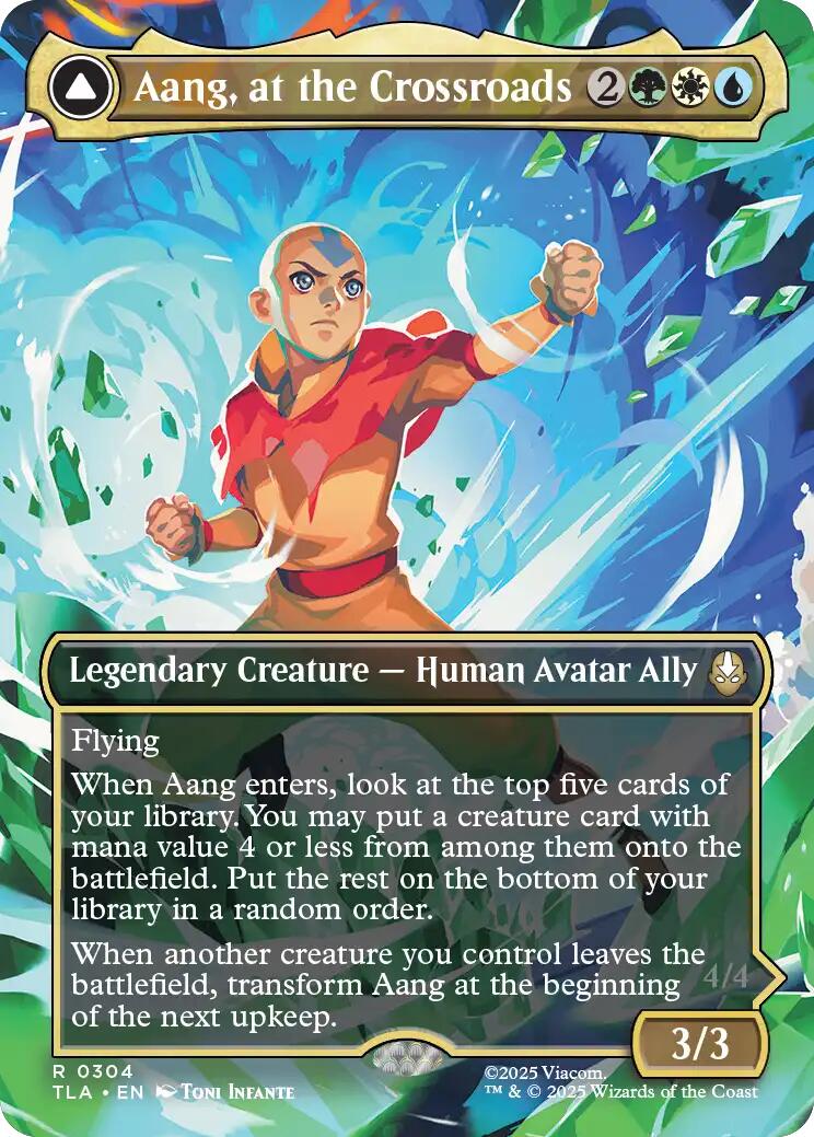 Aang, at the Crossroads (Borderless) [Avatar: The Last Airbender] | Exor Games Bridgewater