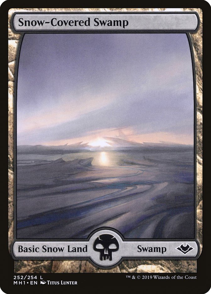 Snow-Covered Swamp [Modern Horizons] | Exor Games Bridgewater