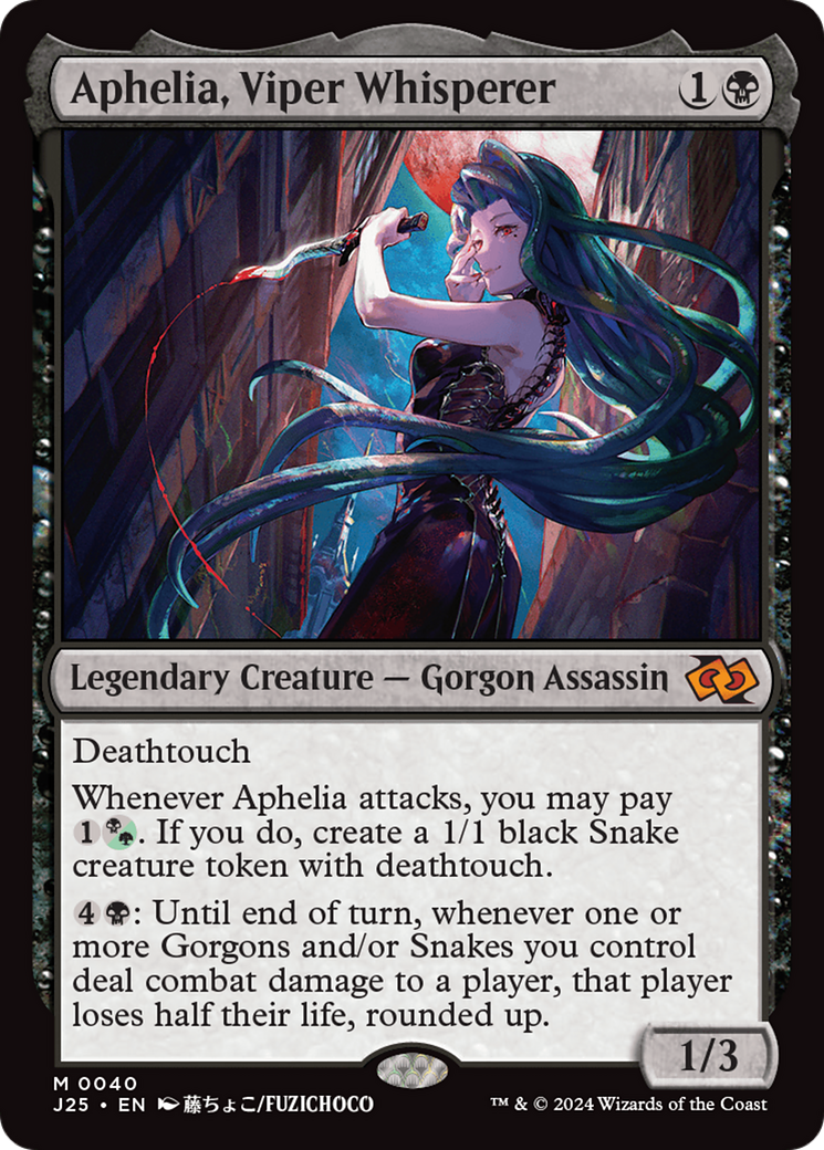 Aphelia, Viper Whisperer (Anime) [Foundations Jumpstart] | Exor Games Bridgewater