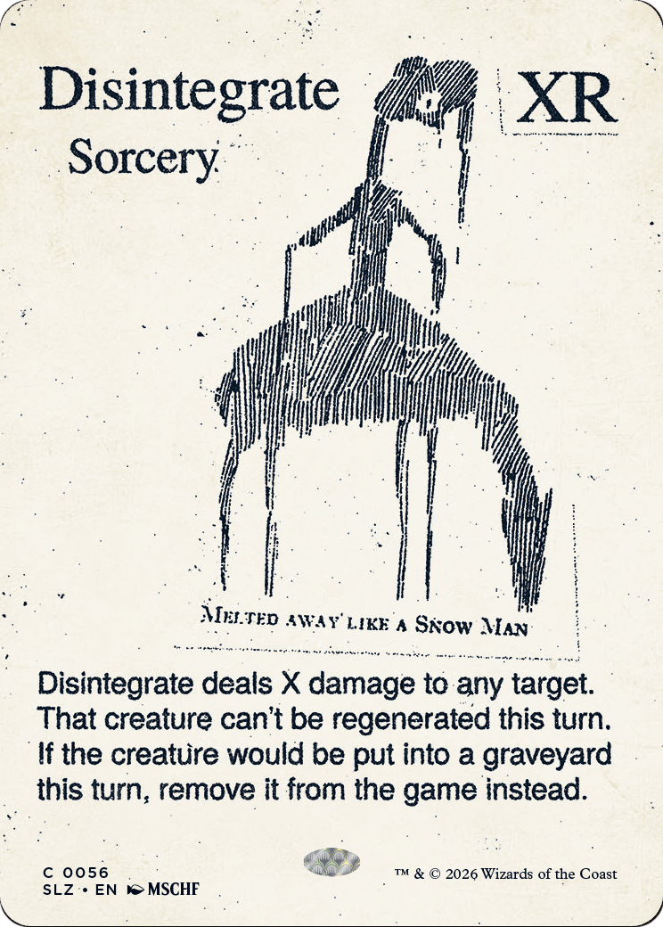 Disintegrate (0056) [Secret Lair x MSCHF: The Zeta Set] | Exor Games Bridgewater
