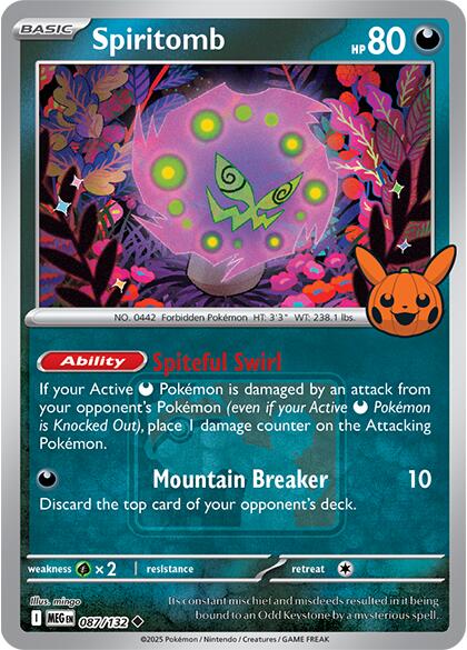 Spiritomb (087/132) (Pokeween 2025) [Miscellaneous Cards] | Exor Games Bridgewater