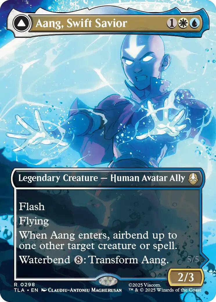 Aang, Swift Savior (298) (Borderless) [Avatar: The Last Airbender] | Exor Games Bridgewater
