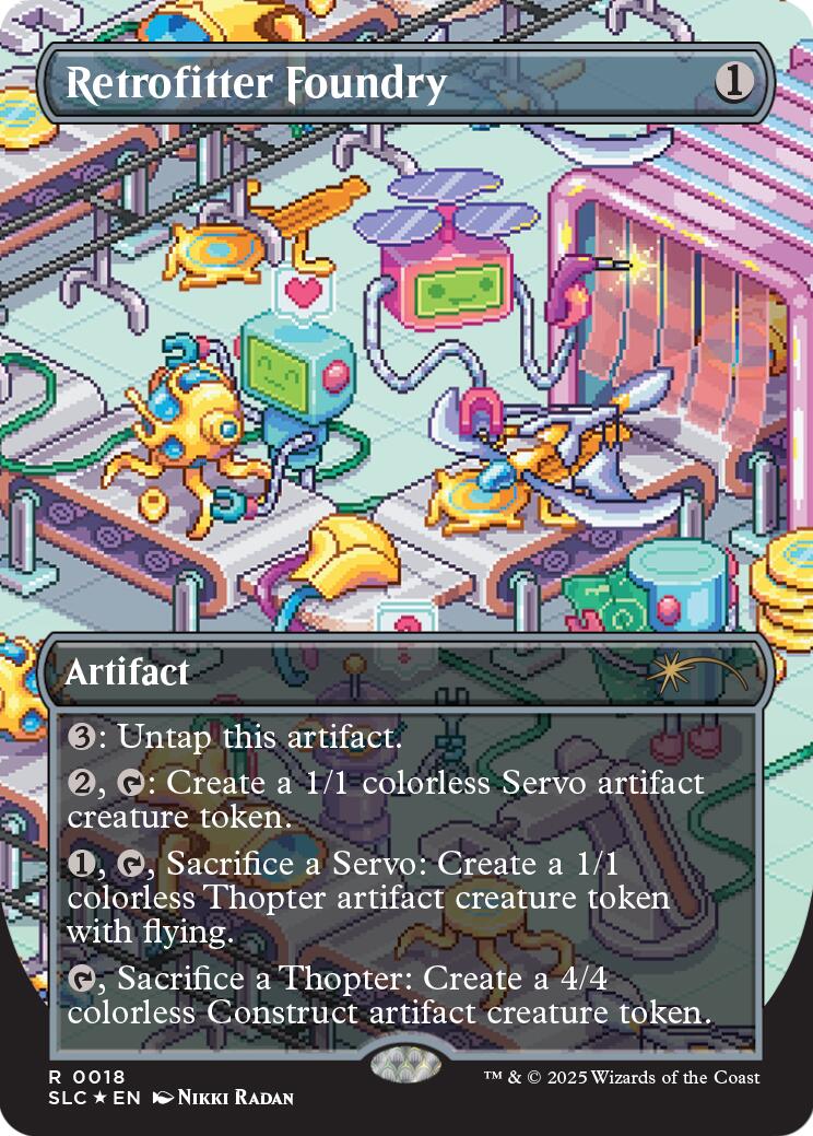 Retrofitter Foundry (Halo Foil) [Secret Lair Countdown Kit] | Exor Games Bridgewater