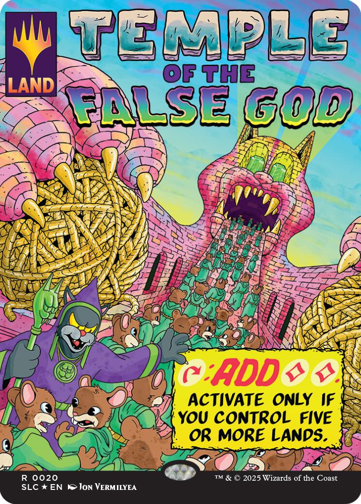 Temple of the False God (Halo Foil) [Secret Lair Countdown Kit] | Exor Games Bridgewater