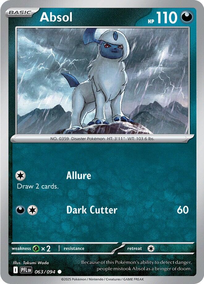 Absol (063/094) [Mega Evolution: Phantasmal Flames] | Exor Games Bridgewater