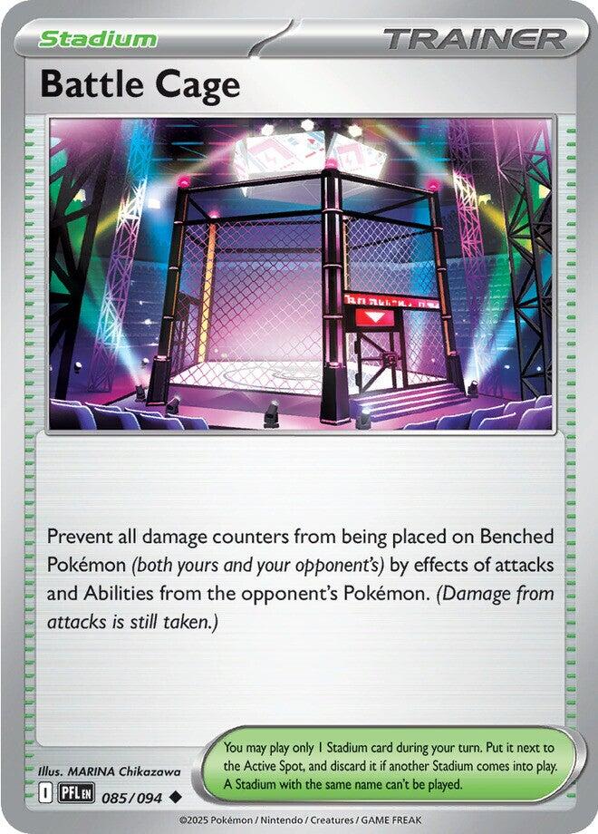 Battle Cage (085/094) [Mega Evolution: Phantasmal Flames] | Exor Games Bridgewater
