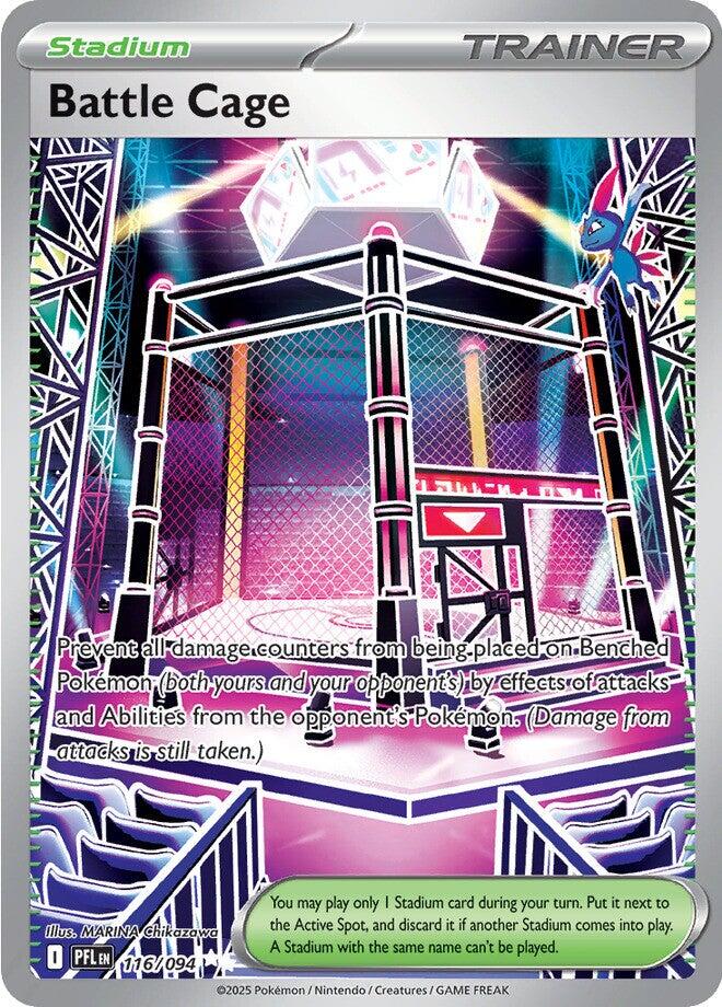 Battle Cage (116/094) [Mega Evolution: Phantasmal Flames] | Exor Games Bridgewater