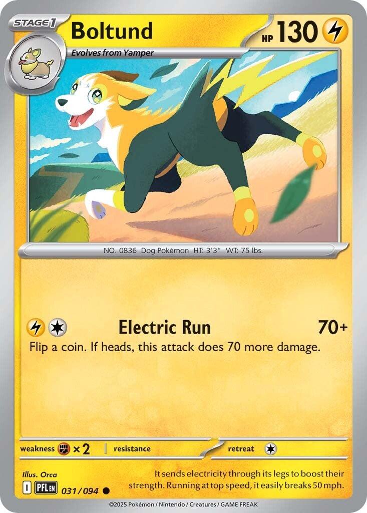 Boltund (031/094) [Mega Evolution: Phantasmal Flames] | Exor Games Bridgewater