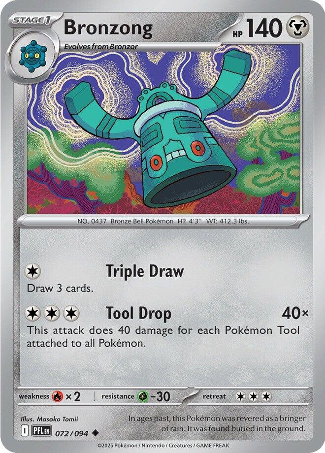 Bronzong (072/094) [Mega Evolution: Phantasmal Flames] | Exor Games Bridgewater