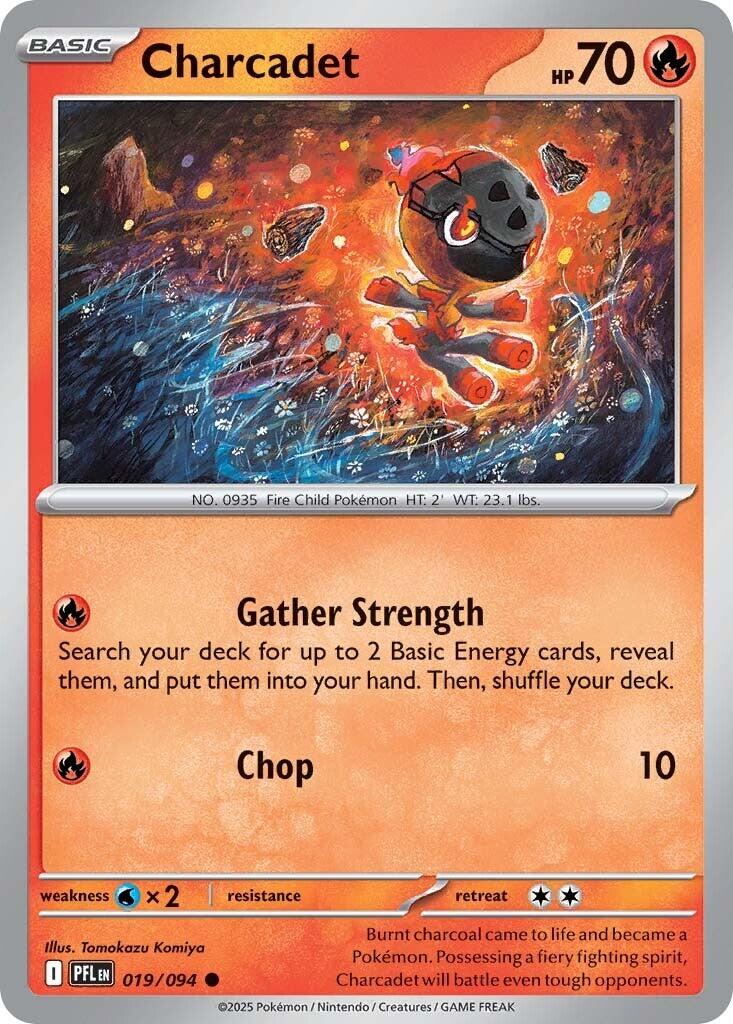 Charcadet (019/094) [Mega Evolution: Phantasmal Flames] | Exor Games Bridgewater