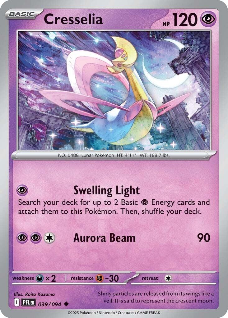 Cresselia (039/094) [Mega Evolution: Phantasmal Flames] | Exor Games Bridgewater