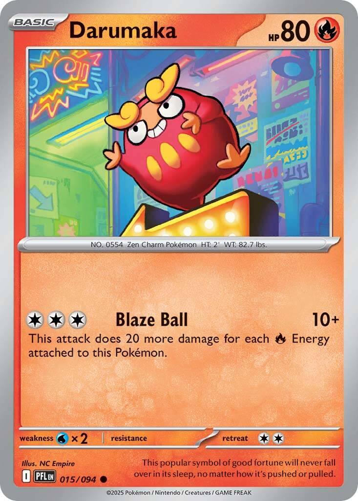 Darumaka (015/094) [Mega Evolution: Phantasmal Flames] | Exor Games Bridgewater