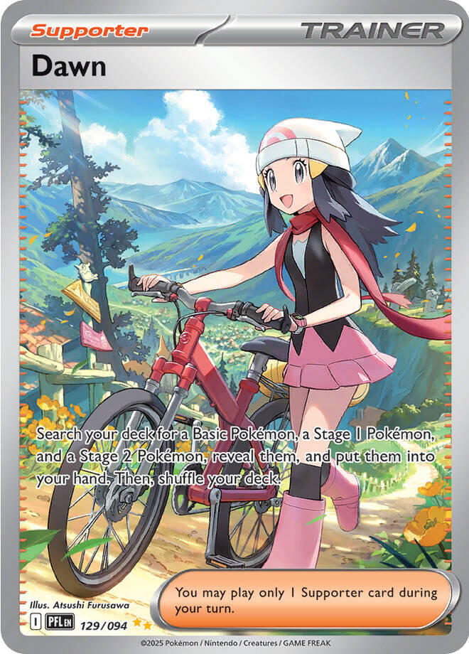 Dawn (129/094) [Mega Evolution: Phantasmal Flames] | Exor Games Bridgewater