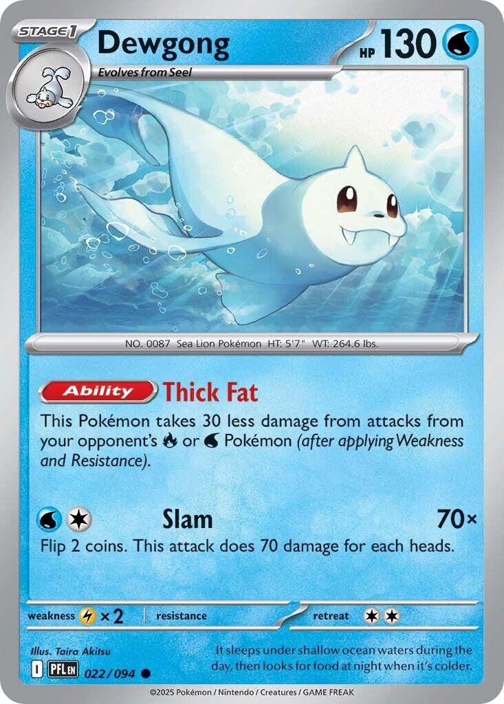 Dewgong (022/094) [Mega Evolution: Phantasmal Flames] | Exor Games Bridgewater