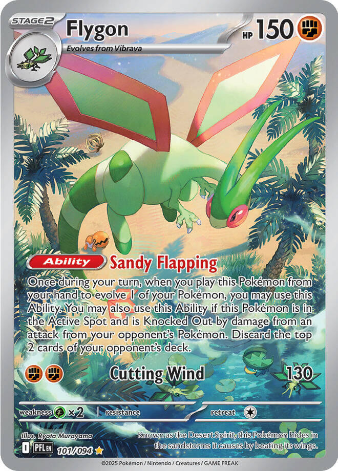 Flygon (101/094) [Mega Evolution: Phantasmal Flames] | Exor Games Bridgewater