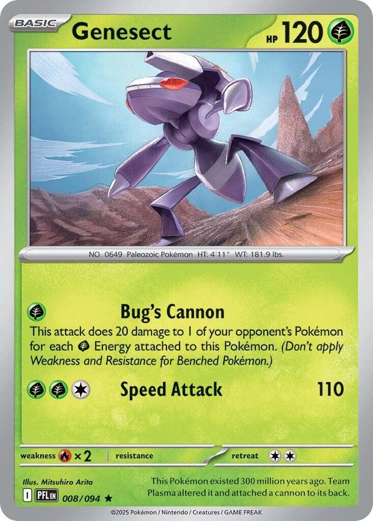 Genesect (008/094) [Mega Evolution: Phantasmal Flames] | Exor Games Bridgewater