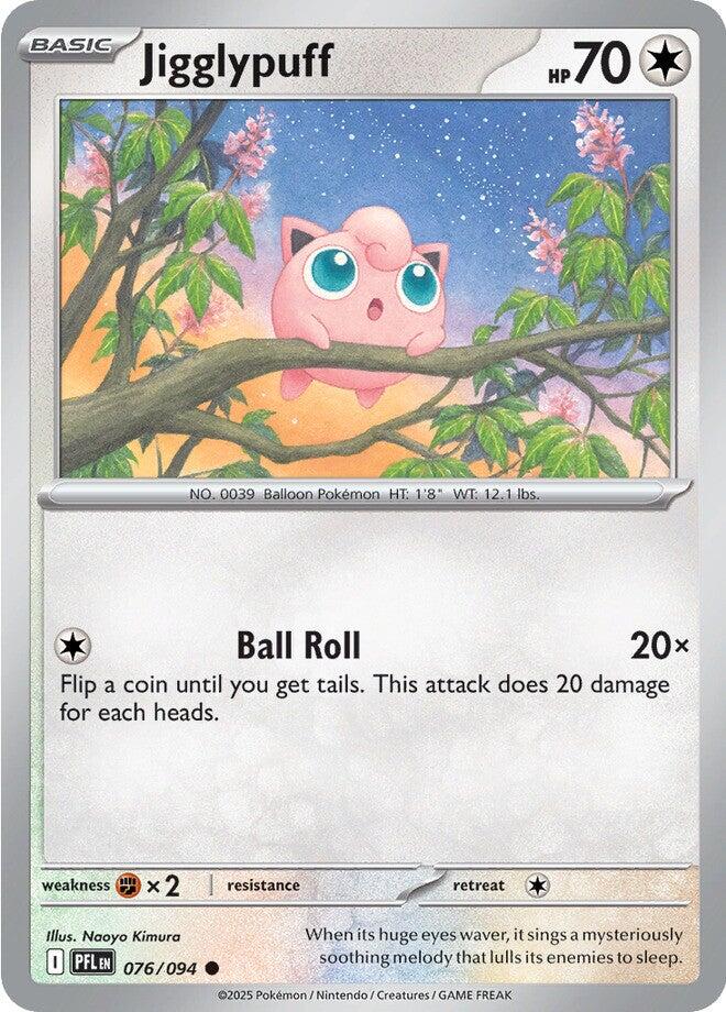 Jigglypuff (076/094) [Mega Evolution: Phantasmal Flames] | Exor Games Bridgewater
