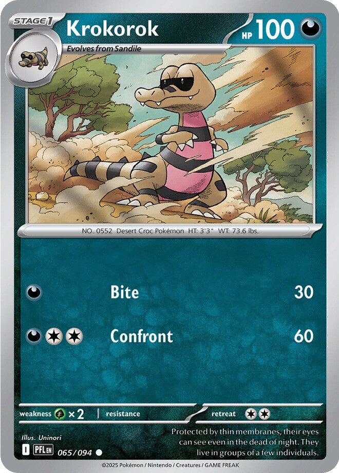 Krokorok (065/094) [Mega Evolution: Phantasmal Flames] | Exor Games Bridgewater