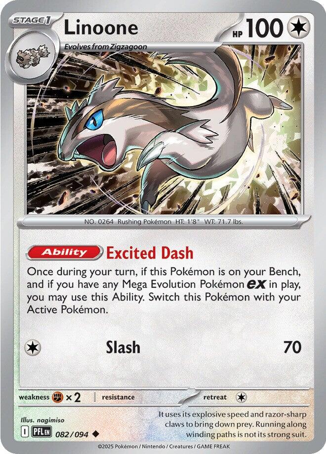 Linoone (082/094) [Mega Evolution: Phantasmal Flames] | Exor Games Bridgewater