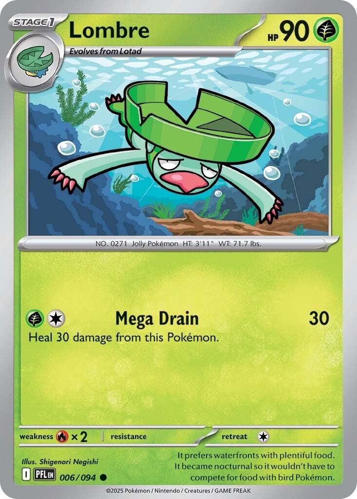 Lombre (006/094) [Mega Evolution: Phantasmal Flames] | Exor Games Bridgewater