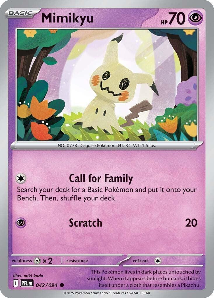 Mimikyu (042/094) [Mega Evolution: Phantasmal Flames] | Exor Games Bridgewater