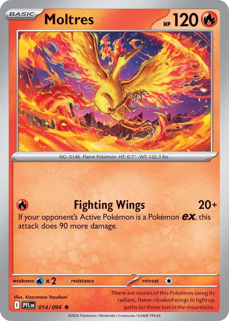 Moltres (014/094) [Mega Evolution: Phantasmal Flames] | Exor Games Bridgewater