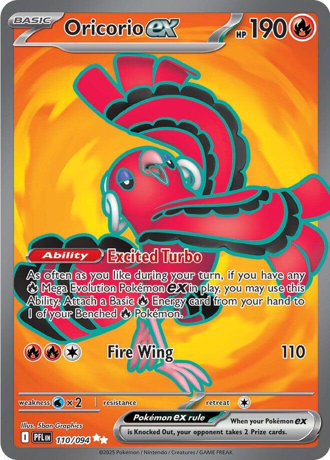 Oricorio ex (110/094) [Mega Evolution: Phantasmal Flames] | Exor Games Bridgewater