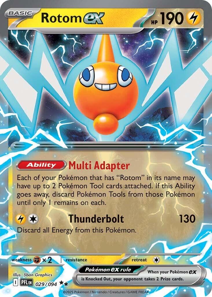 Rotom ex (029/094) [Mega Evolution: Phantasmal Flames] | Exor Games Bridgewater